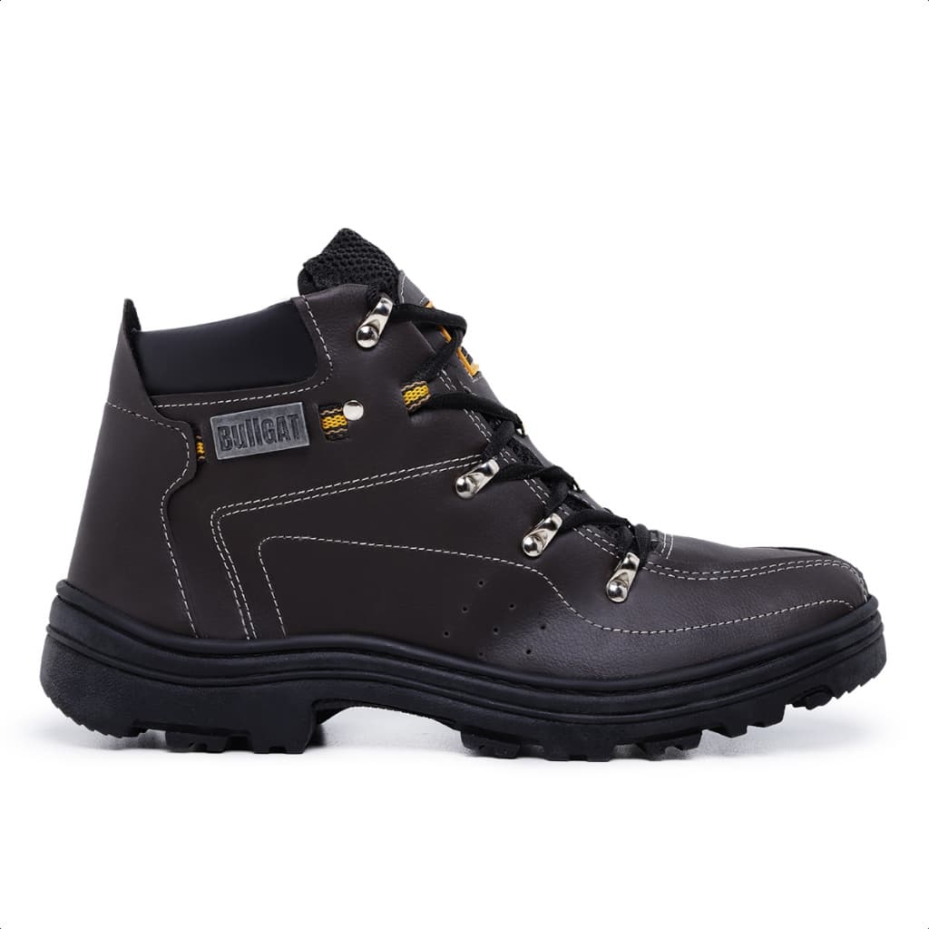 Bota Masculino Coturno Cano Médio Motoqueiro Motoboy Da Moda Homem