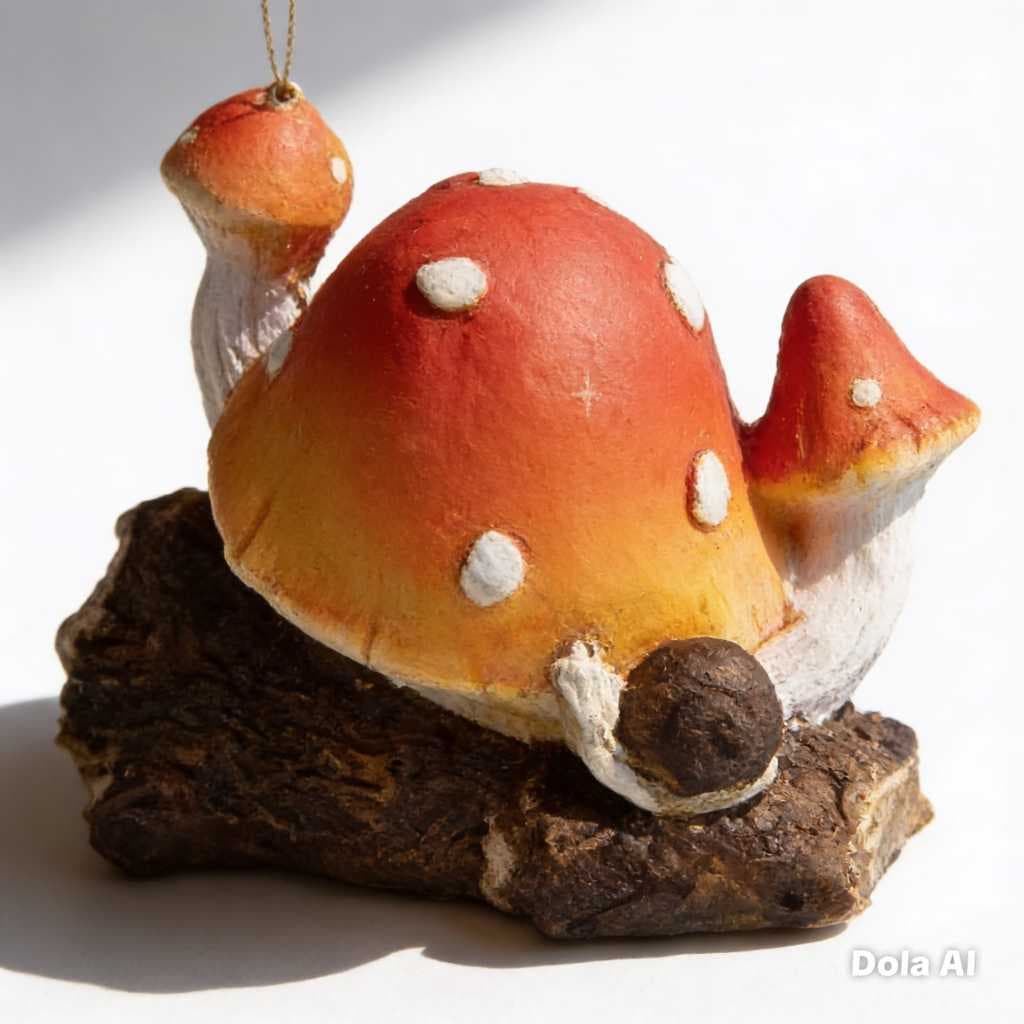 Cogumelo De Resina Jardim Casa Enfeite