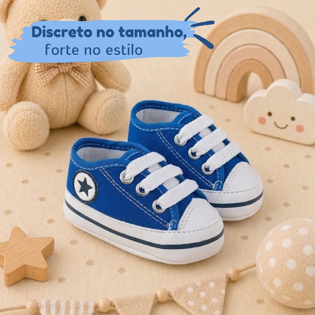 Tênis Infantil Menino Royal Lona – Leve e Confortável.