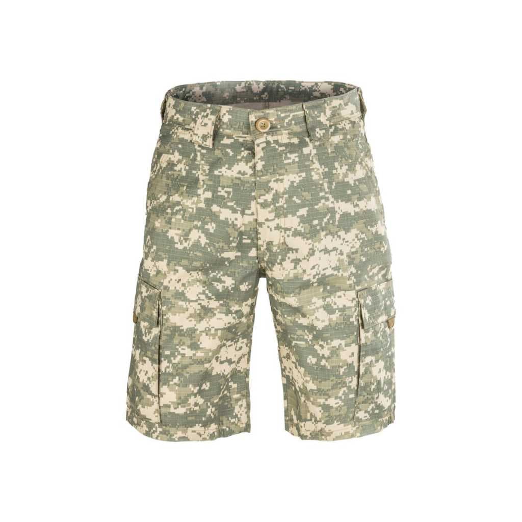 Bermuda Militar Tática Reforçada Passeio 6 Bolsos Rip Stop Camufladas Cargo