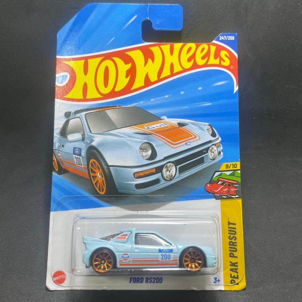 HOT WHEELS FORD RS200 ORIGINAL 1:64 MINIATURA CARRINHO COLECIONÁVEIS BARATO MATTEL