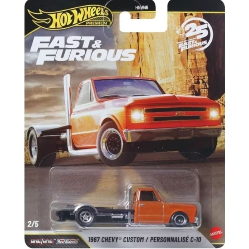 1967 CHEVY CUSTOM C-10 VELOZES E FURIOSOS HOTWHEELS PREMIUM
