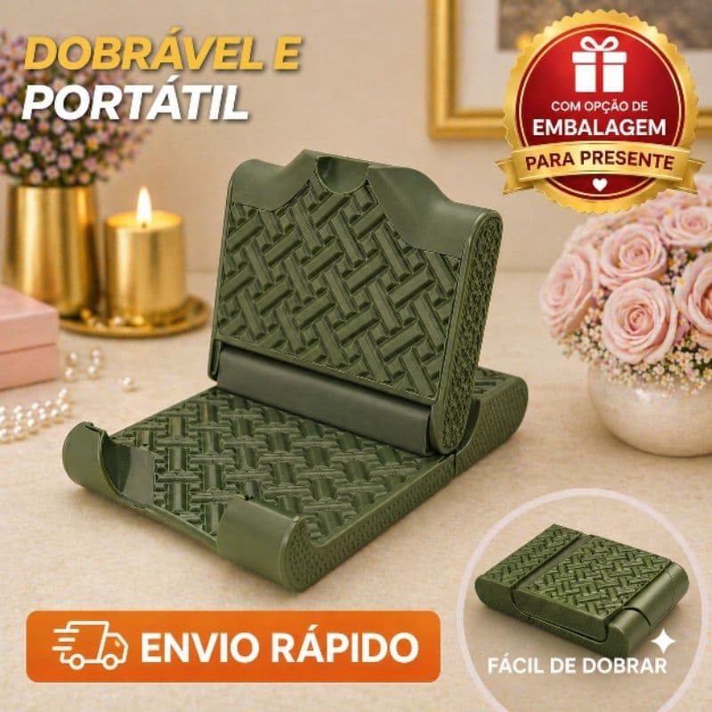 Suporte Dobrável para Celular Portátil, compatível com todos os celulares
