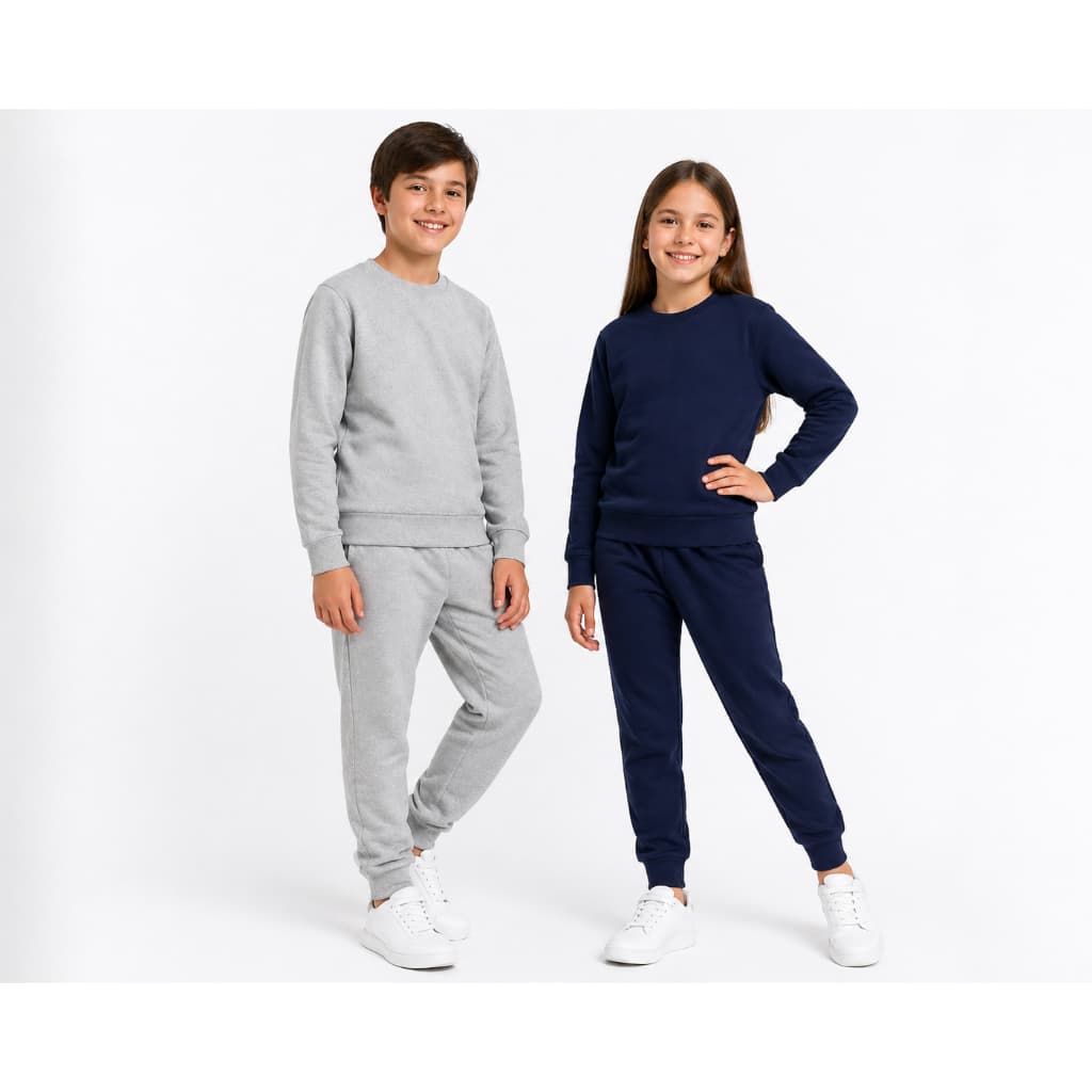 Conjunto Moletom Infantil Juvenil Menino Menina Unissex Peluciado Quentinho 04 Ao 16 Confortavel