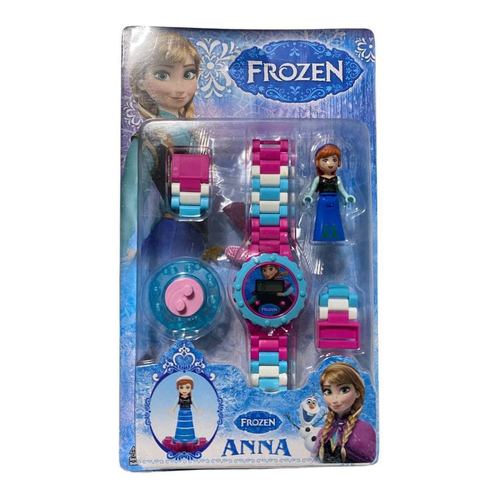Relógio Digital Infantil Menina Da Frozen Princesas e Desenhos Animados