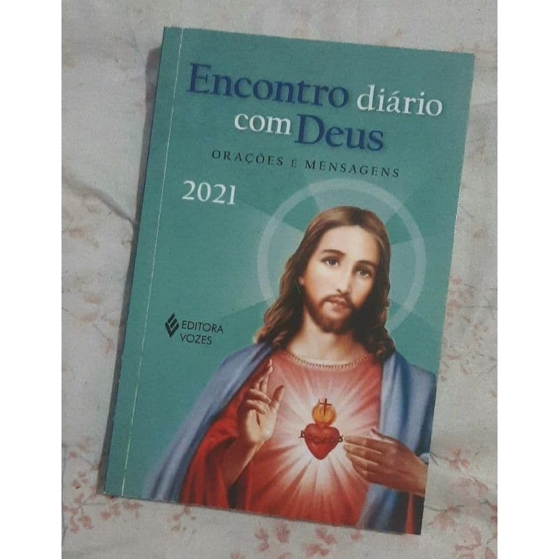 Livro Encontro Diário Com Deus Oracões e Mensagens 2021 autor Editora Vozes