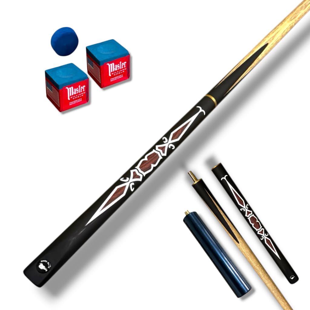 Taco de Sinuca 3/4 Desenhado Extensor Virola Metal Ash bilhar Profissional Rosca a Vacuo 10/11mm