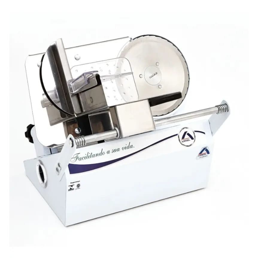 Cortador Fatiador Máquina De Frios Até 12Kg Por Hora Semi Profissional Lamina 170mm Bivolt