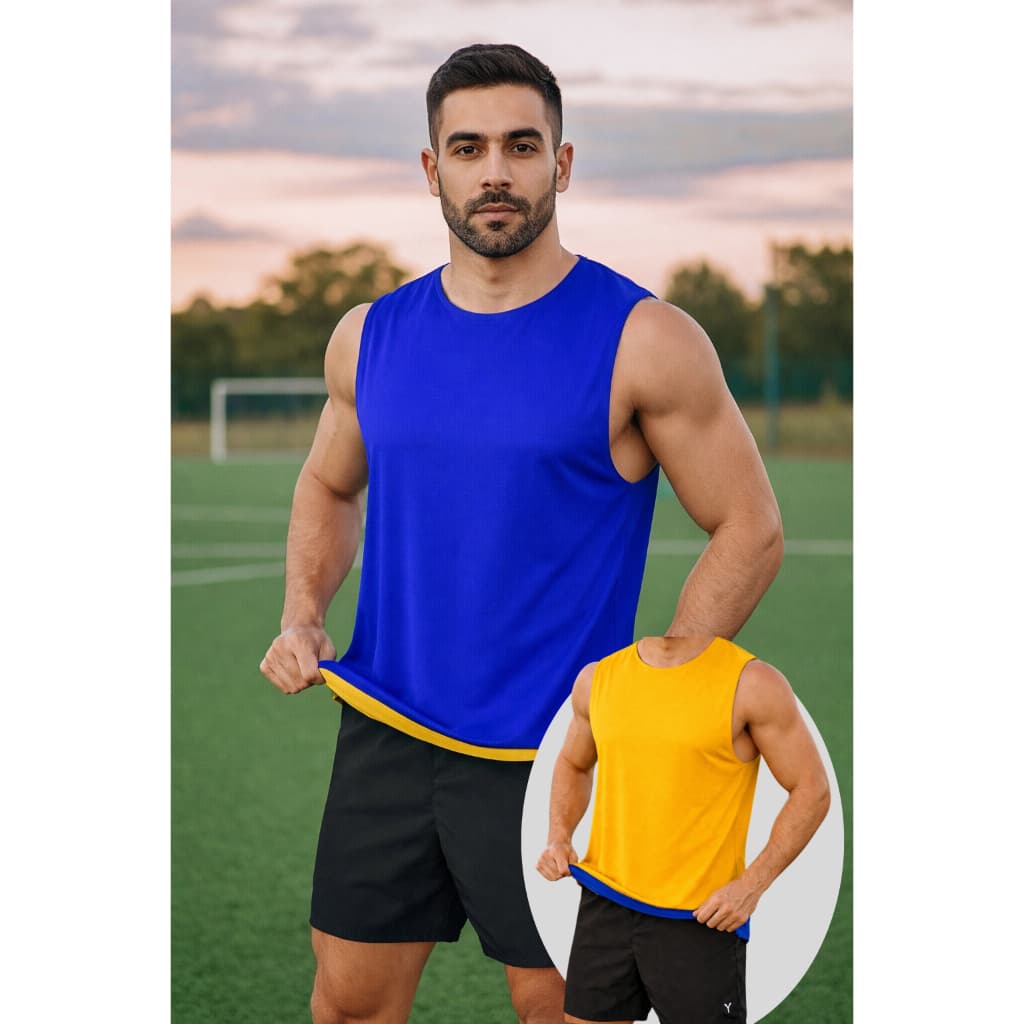 Kit 5 Coletes de Futebol Lateral Fechada para Treino - Dupla Face Tecido Premium
