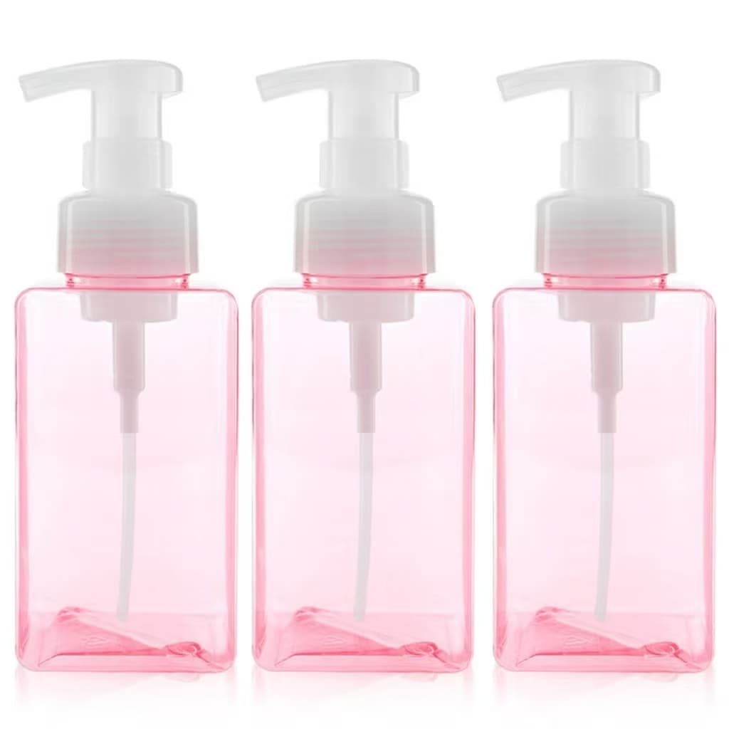 Frasco de loção, frasco dividido, conjunto de viagem portátil do tipo pressão, xampu, desinfetante para as mãos, frasco