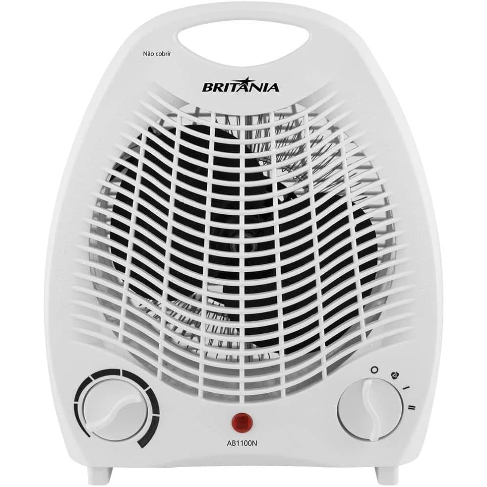 Aquecedor Britânia 1500W AB1100N 2 em 1 Quente e Frio 3 Potências Ideal para dias Frios