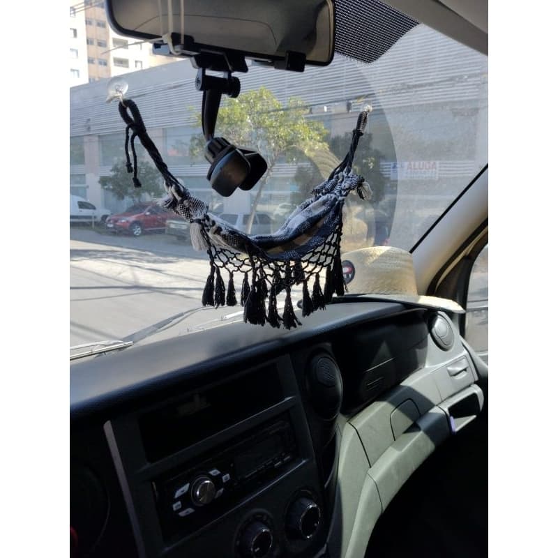 Rede descanso para enfeite parabrisa vidro caminhão carro