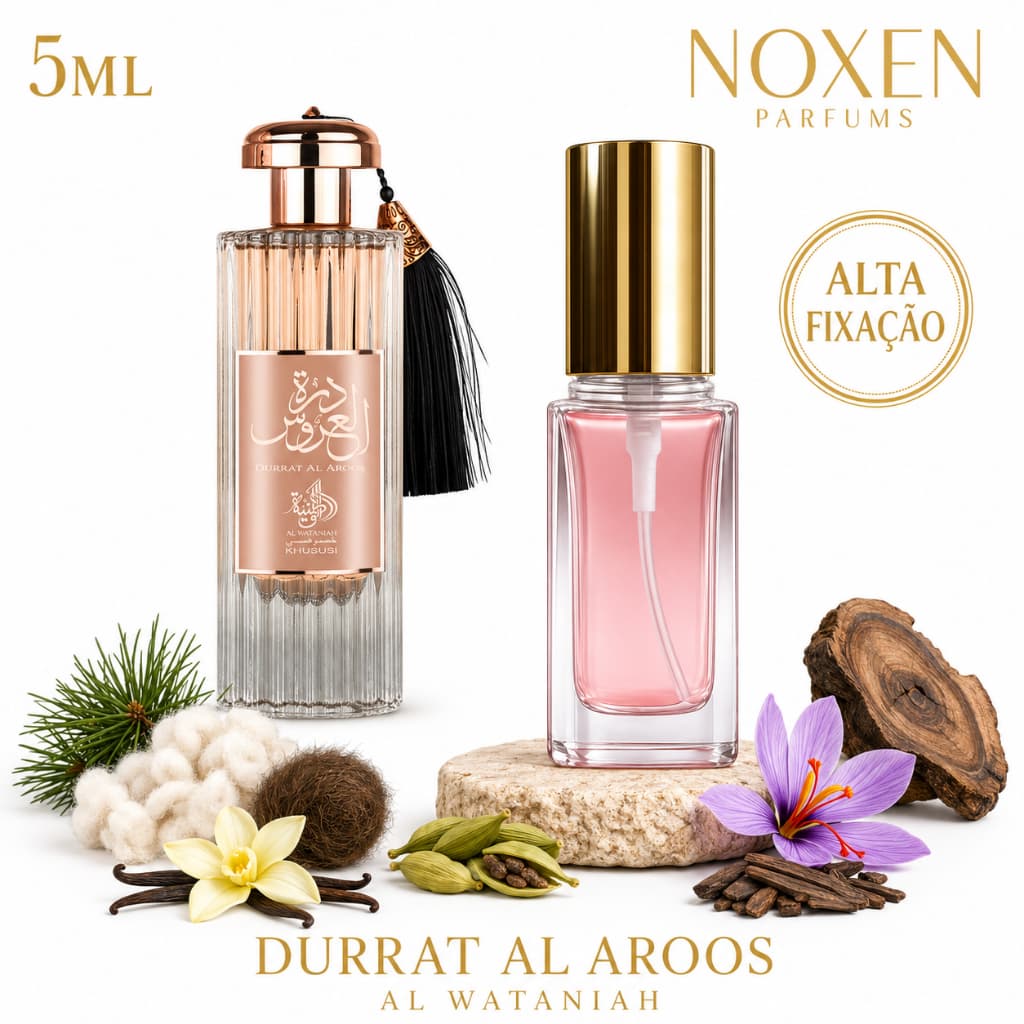 Perfume Feminino 5ml Premium Vidro Spray Durrat Al Aroos Doce Elegante