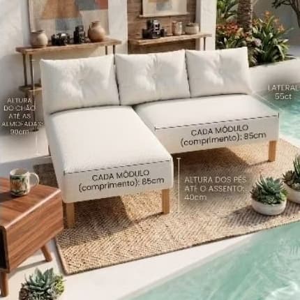 Sofá cama 2LUGARES clássico rústico vintage 3 almofadas de moderno de veludo ou courino escritório casa decoração