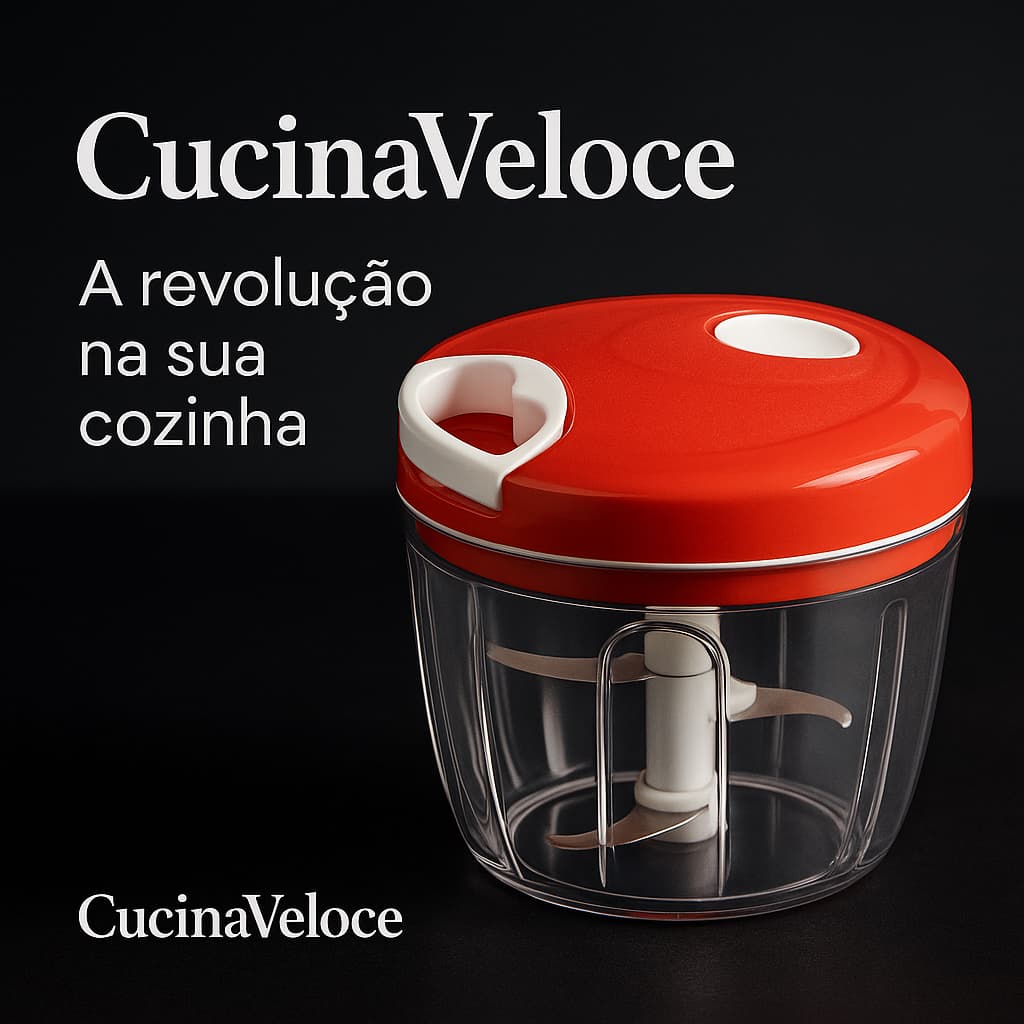 CucinaVeloce  Processador Alimentos Revolução cozinha Preparação rápida eficaz para seus alimentos