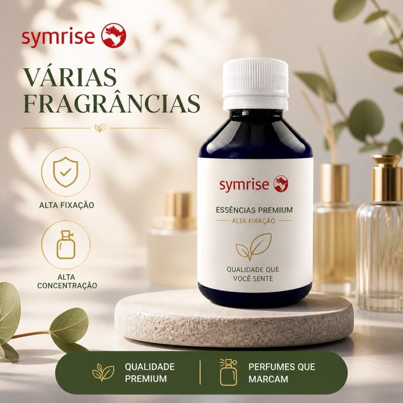 Essências da Citratus Symrise Pura Concentrada - Diversas Fragrâncias - 100g