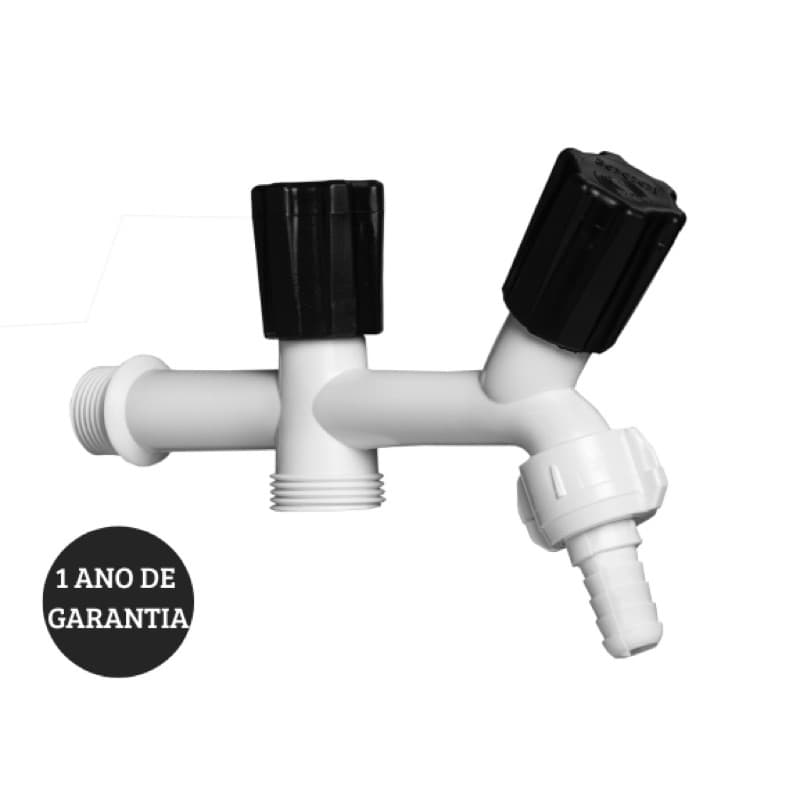 Torneira Abs Socel Máquina Lavar 1/2-3/4 Branca