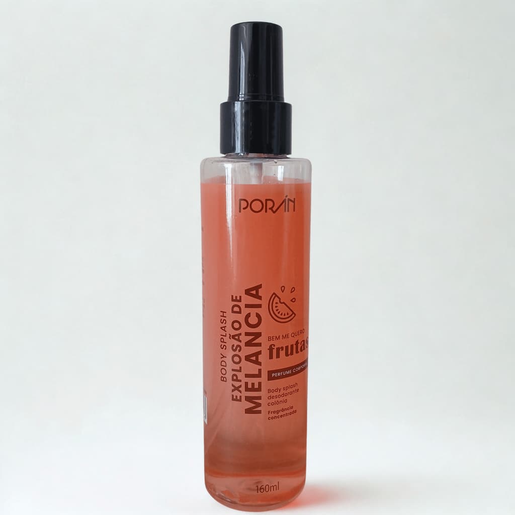 Body Splash Explosão de Melancia Porán 160ml – Fragrância Frutada e Refrescante