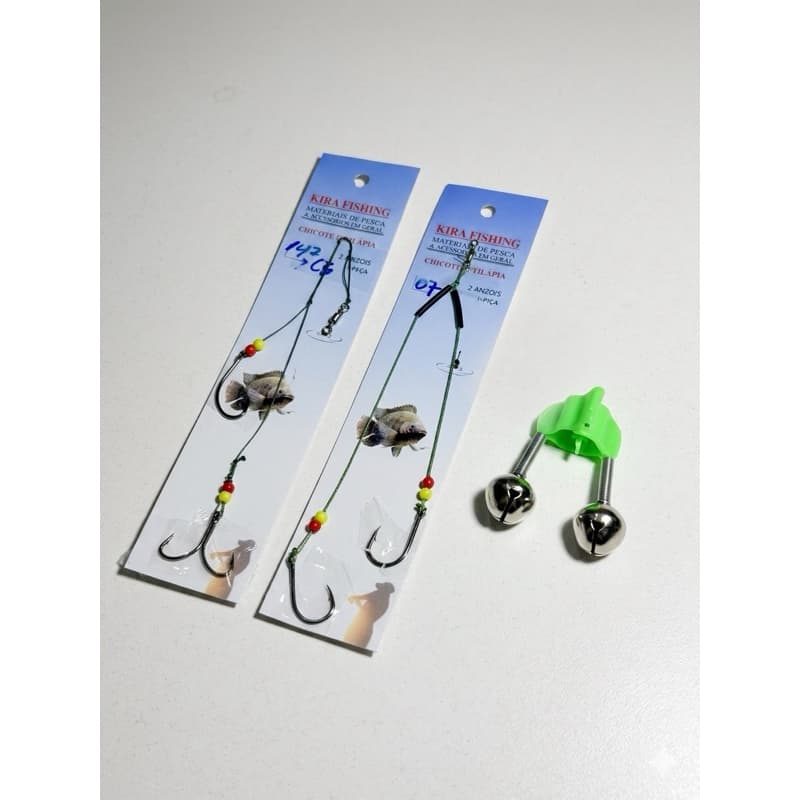 Chicote Profissional para Pesca de Tilápia - Kit Batida e Relo