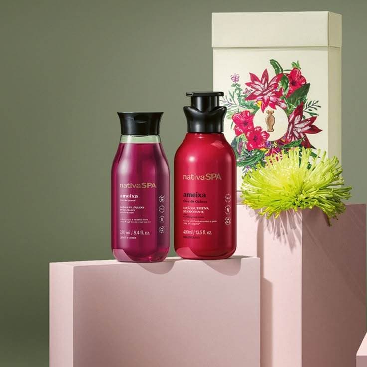 Combo Nativa Spa Ameixa: Loção Corporal 400ml + sabonete liquido 200ml