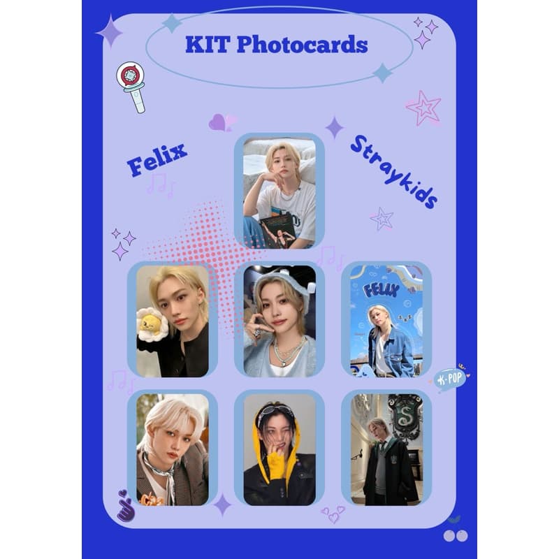 Photocard Personalizado Premium - Papel Glossy 180g (À Prova d'Água)