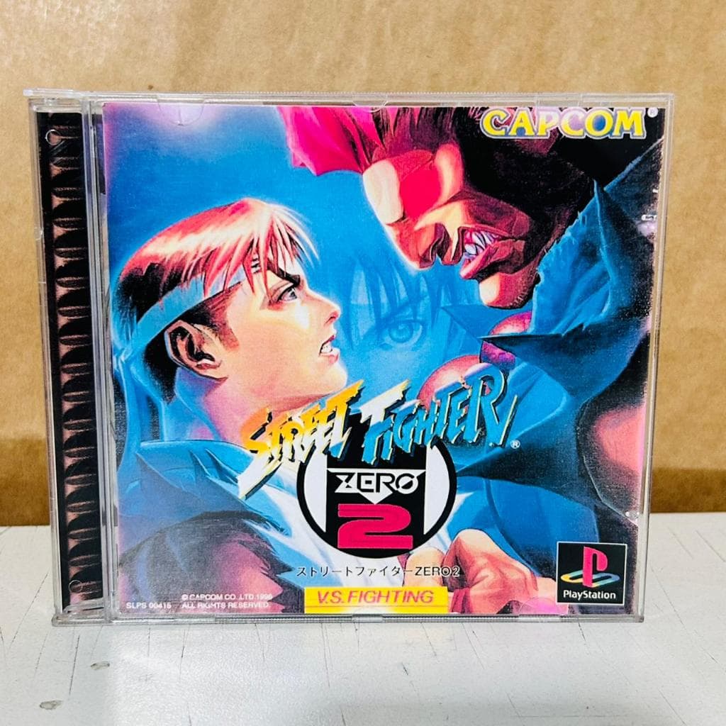 Street Fighter Zero 2 Japonês Mídia Física Seminovo Original PS1