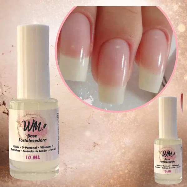 Kit 2 Base Wm Fortalecedora De Unhas Fracas e Quebradiças