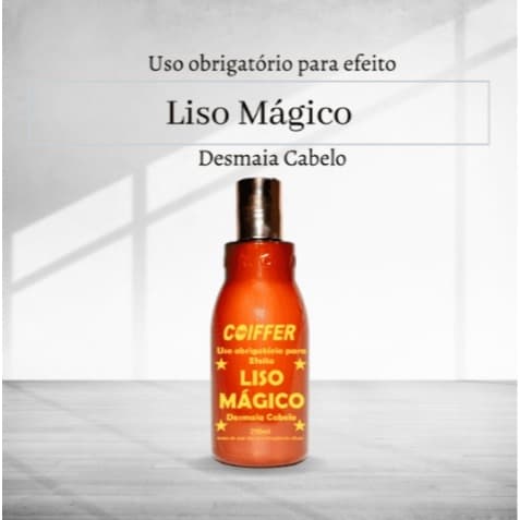 Leave-in Liso Mágico Coiffer 250ml Reduz o frizz