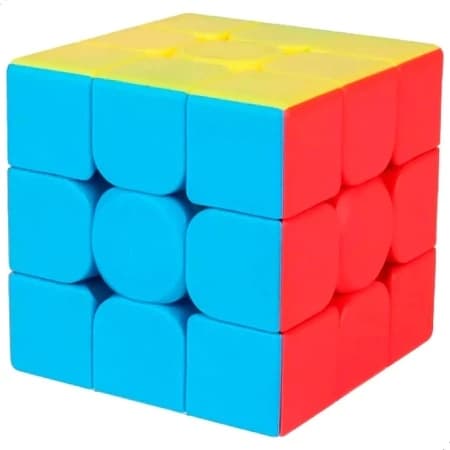 Cubo Mágico Profissional 3x3x3 Giro Rápido Anti Stress Velocidade Brinquedo Criança Adulto 5,5cm