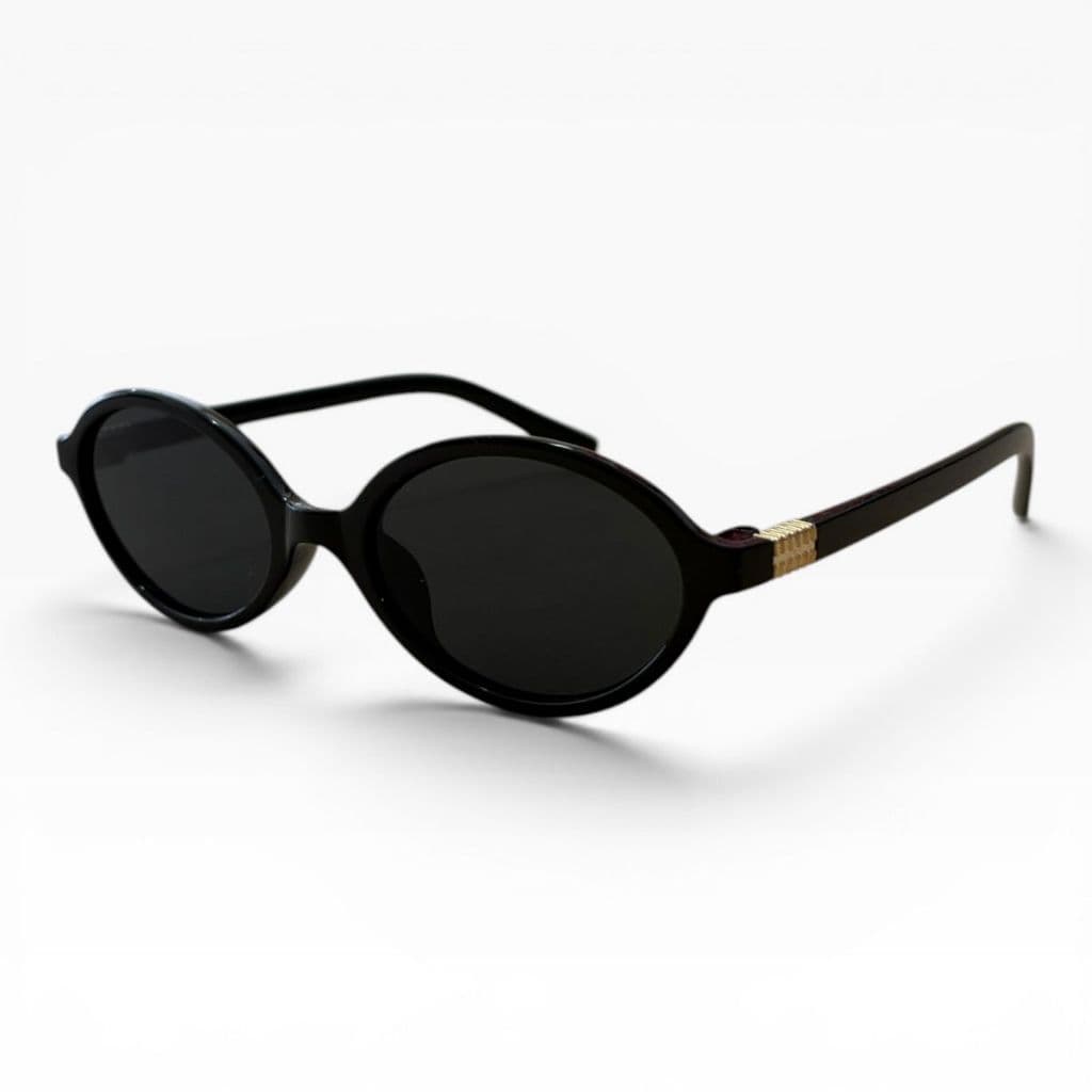 Óculos De Sol Oval Retro Pequeno De Luxo Feminino Urbano Envio Imediato
