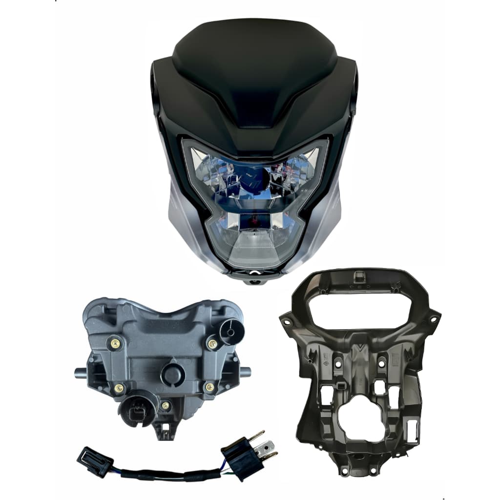 Kit Carenagem Frente Farol Titan 160 2025 Fan 160 Full Led Adaptada