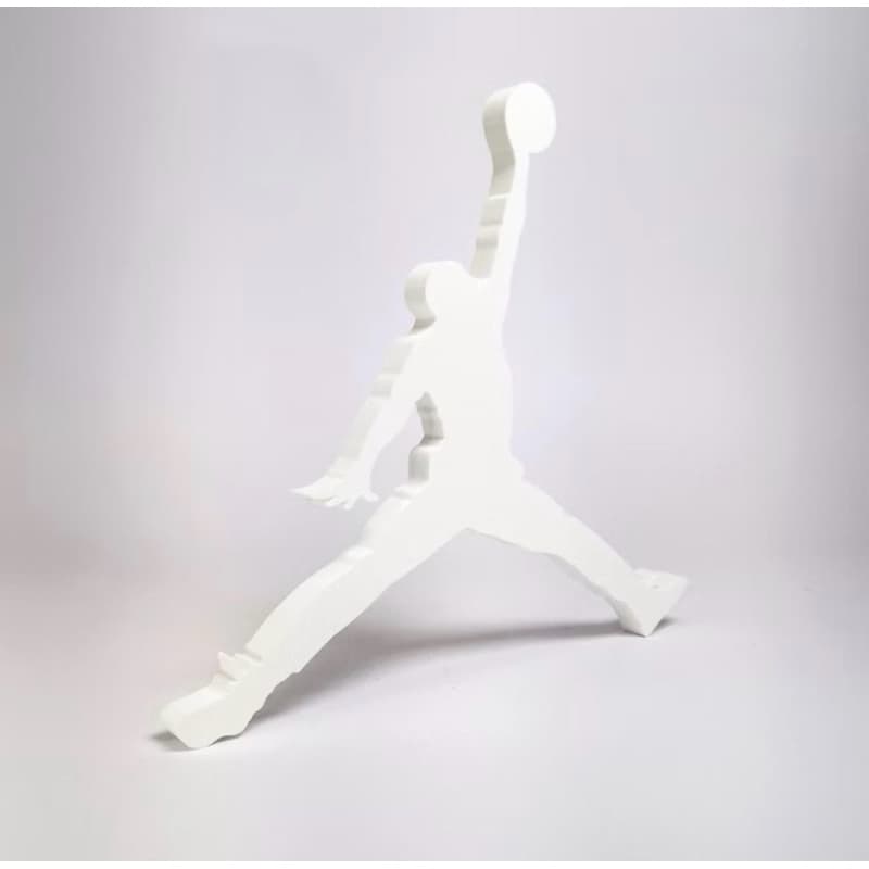 Placa Decorativa Basquete 3D logo Jumpman 21x21cm NBA