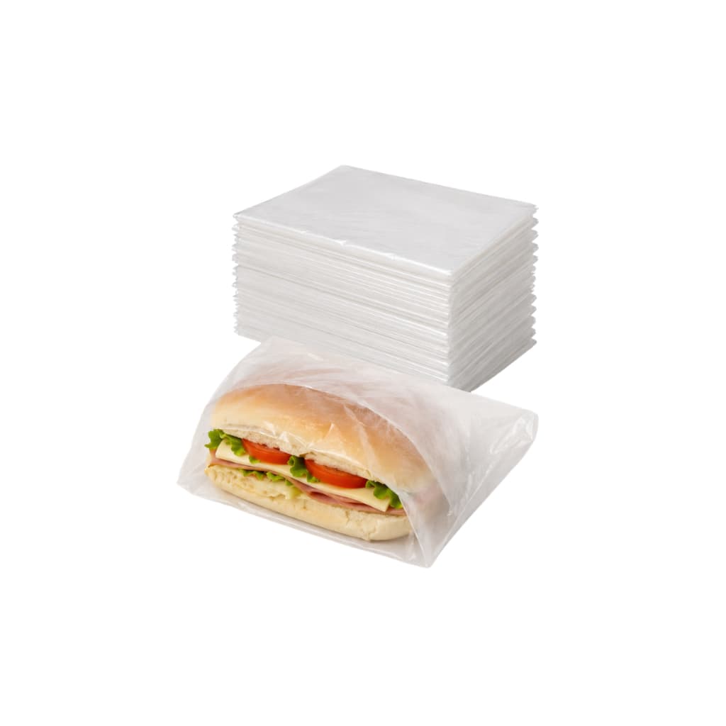 1Kg Saco Plástico para Lanche Hot Dog Lanchonete 20x10