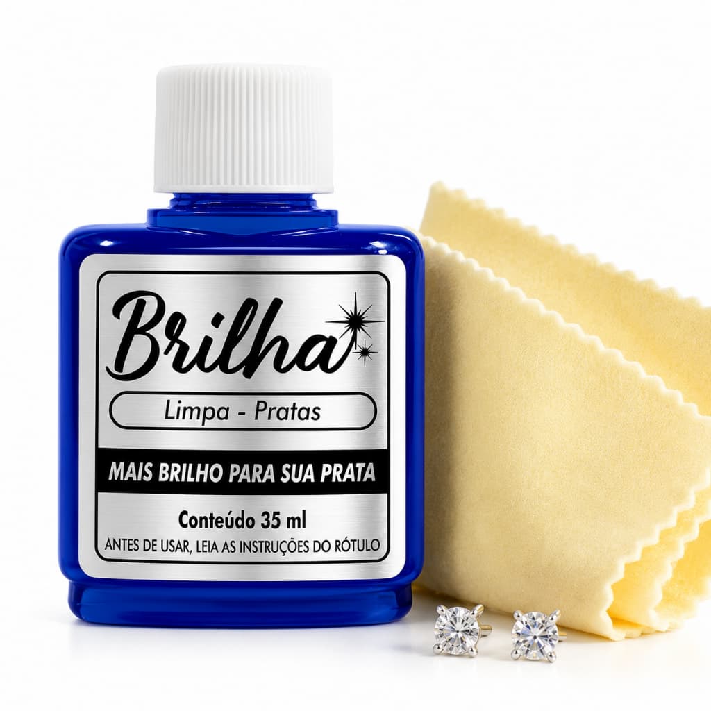 Limpa Prata e Flanela Mágica Brilha - ORIGINAL