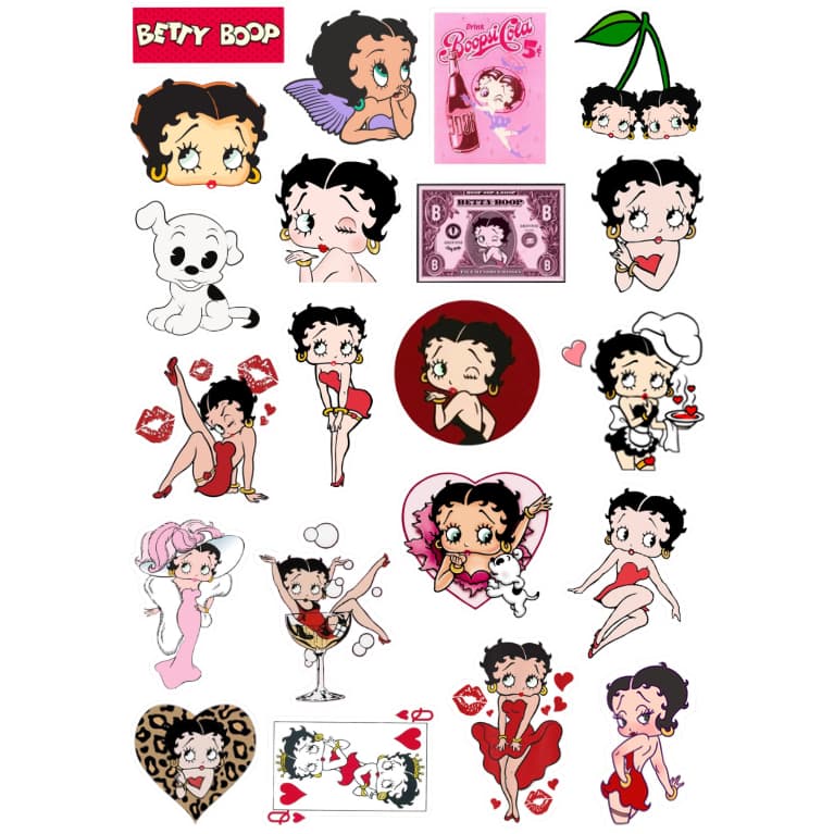 Adesivos Stickers Betty Boop