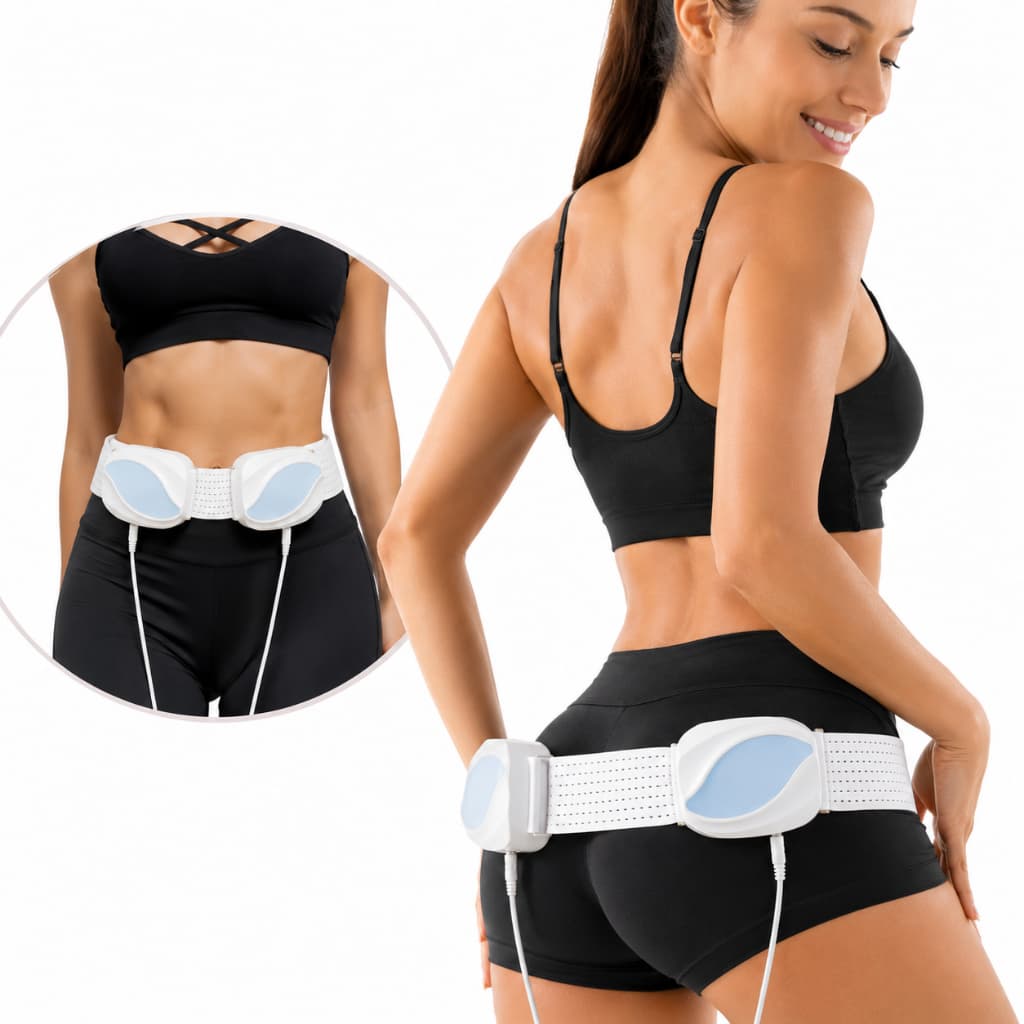 Estimulador Abdominal Elétrico Cinta Modeladora Glúteos