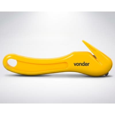 Estilete de Segurança Vonder com Lâmina Retrátil e Bico Protetor para Corte Seguro e Profissional
