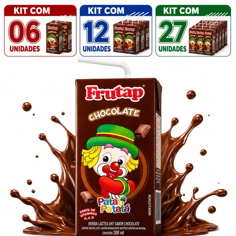 Patati Patata FRUTAP Achocolatado UHT 200ml Lancheira
