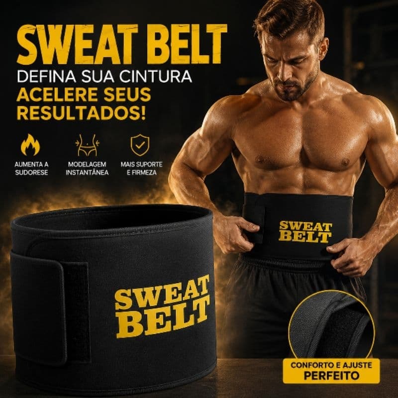 Cinta Modeladora Suar De Verdade Modela Sweat Belt Unissex