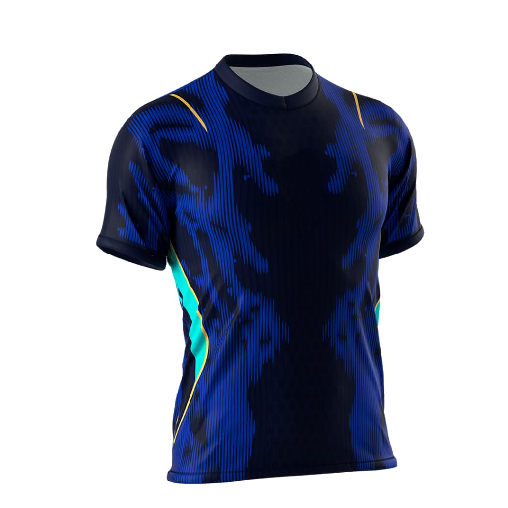 Camiseta Azul Brasil Comemorativa Masculina