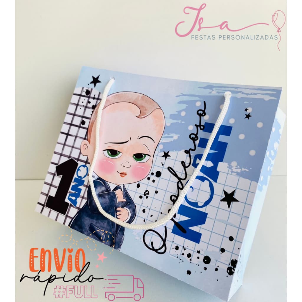 Sacolinhas Poderoso Chefinho Personalizadas Kit Festa Infantil