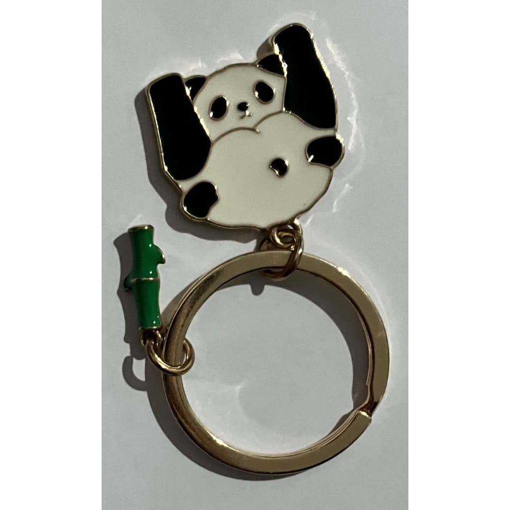 🐼🎋 Chaveiro Metálico Panda Fofo 🎋🐼 3 x 2 cm