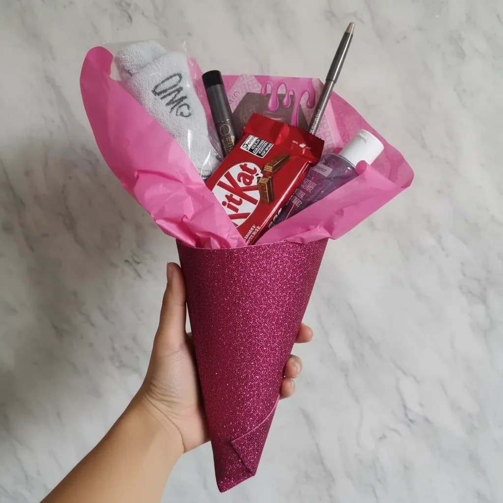 Buquê Maquiagem E Chocolate Dia Dos Namorados Presente aniversário