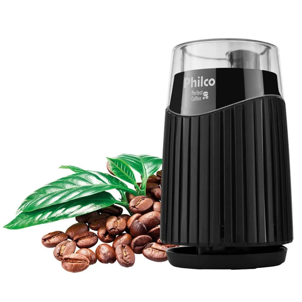 Moedor de Café Philco 160W com Lâminas Potentes para Trituração Uniforme 127V