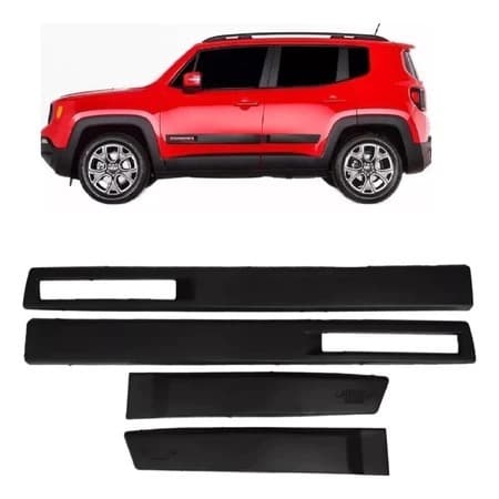 Jogo Friso Lateral Jeep Renegade 22/ Adaptavel 15/21