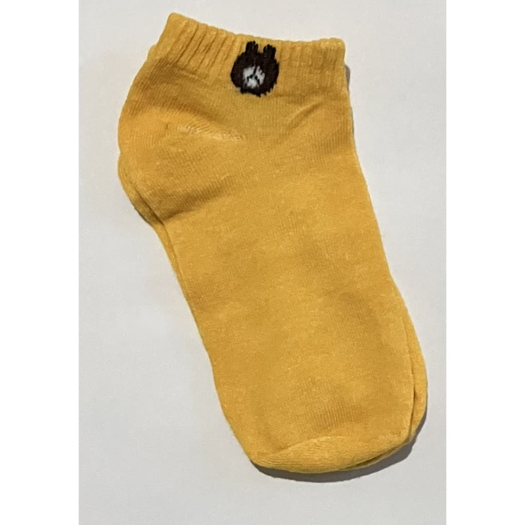 🧦 Meia Soquete Ursinho – Cores Diversas 🧦 33 a 36 Tamanho Unico