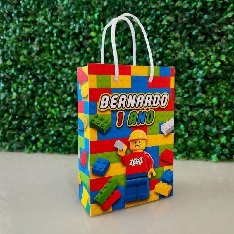 Sacolinha Personalizada Lego | Lembrancinha Legos