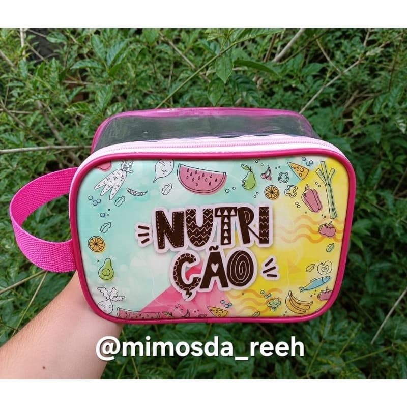 necessaire profissão grande kit higiene enfermagem/ professora/ manicure/ cabeleireira.