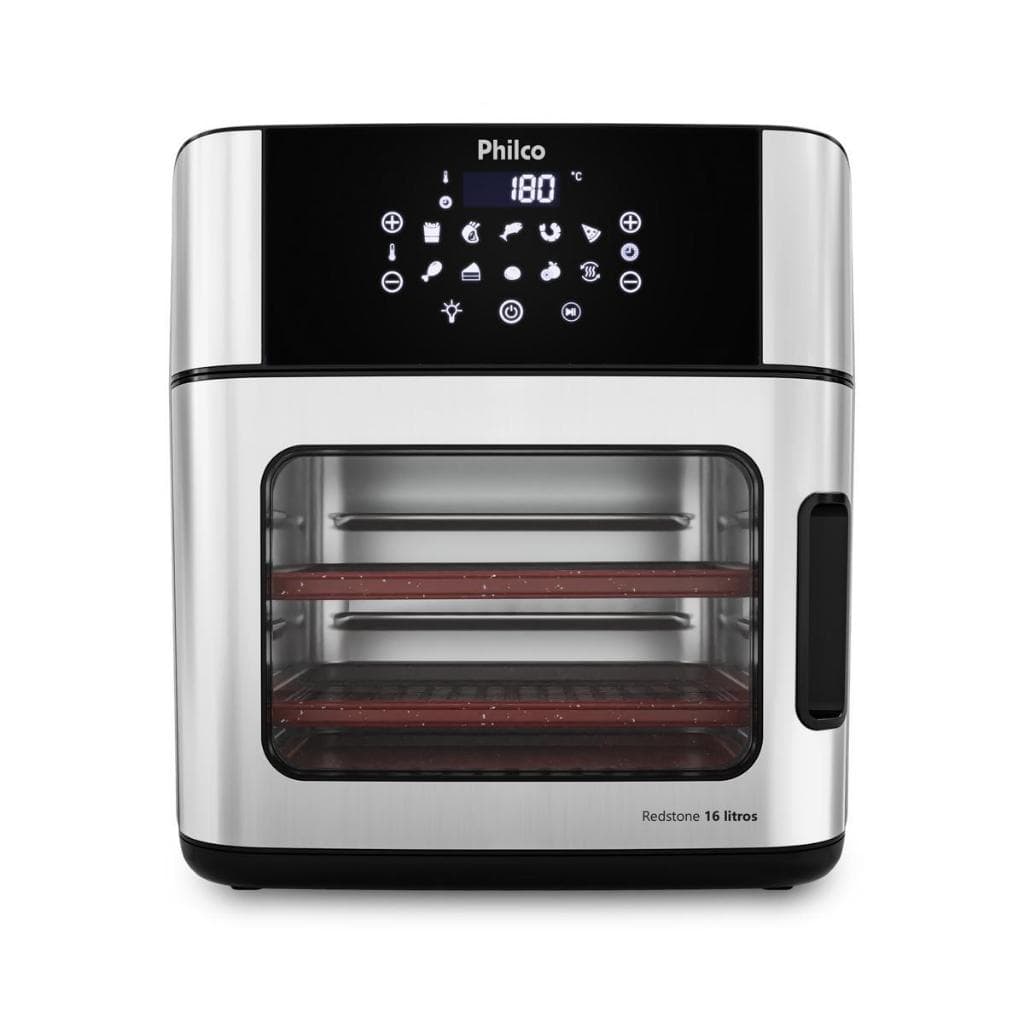 Fritadeira Air Fryer Oven Philco 16L 4 em 1 Painel Digital PAF16A