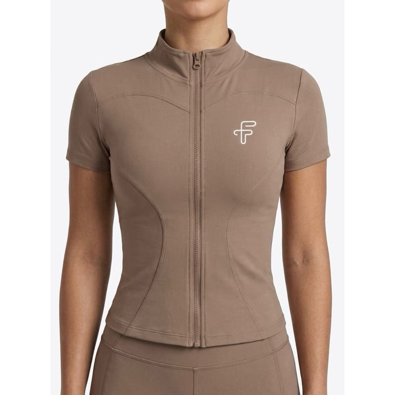 Jaqueta Fitnesstop Poliamida Feminina Gola Alta
